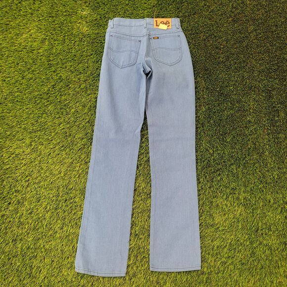 Vintage 70s LEE Riders Polyester Pants 28x34 USA - Picture 2 of 16